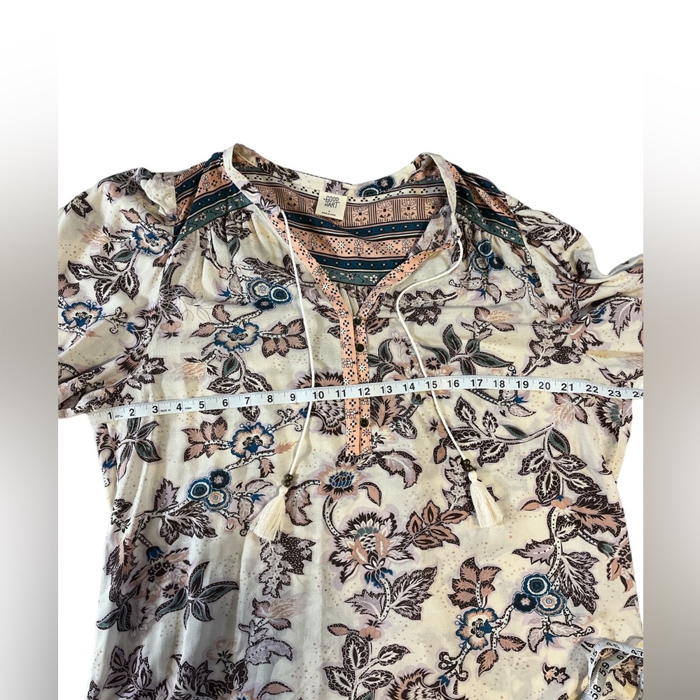 NWOT Good Hart (Matilda Jane) Floral Blouse ~ Size Large - Picture 8 of 8